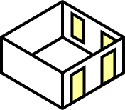 Większe okno na świat! <b>W każdym mieszkaniu są duże okna do samej ziemi oraz takie, które osadzamy na niskich parapetach</b>. To nie tylko więcej światła i lepszy widok – teraz mieszkanie wygląda po prostu przestronniej i ładniej.